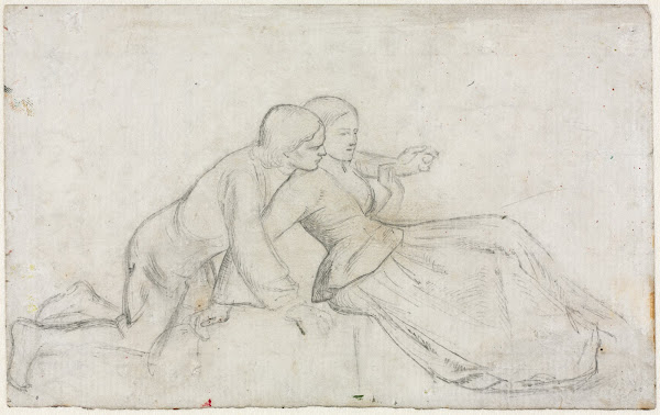 Study for The Hireling Shepherd 1851