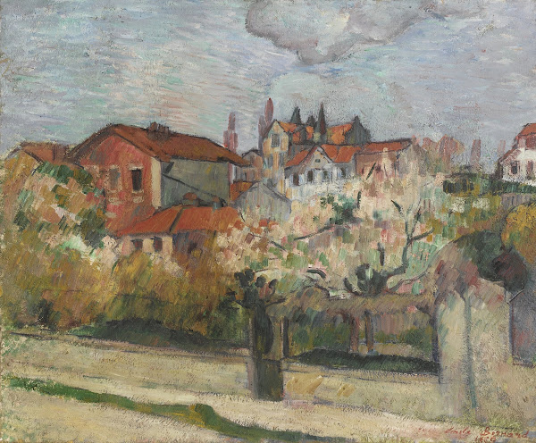 Jardin en fleurà Asinères 1889