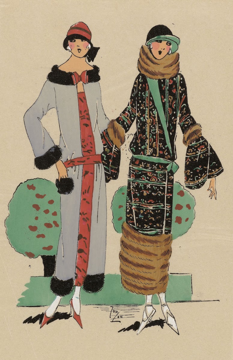 DOUX AUTOMNE  Cette robe manteau 1923