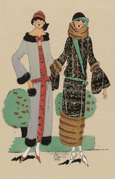 DOUX AUTOMNE  Cette robe manteau 1923