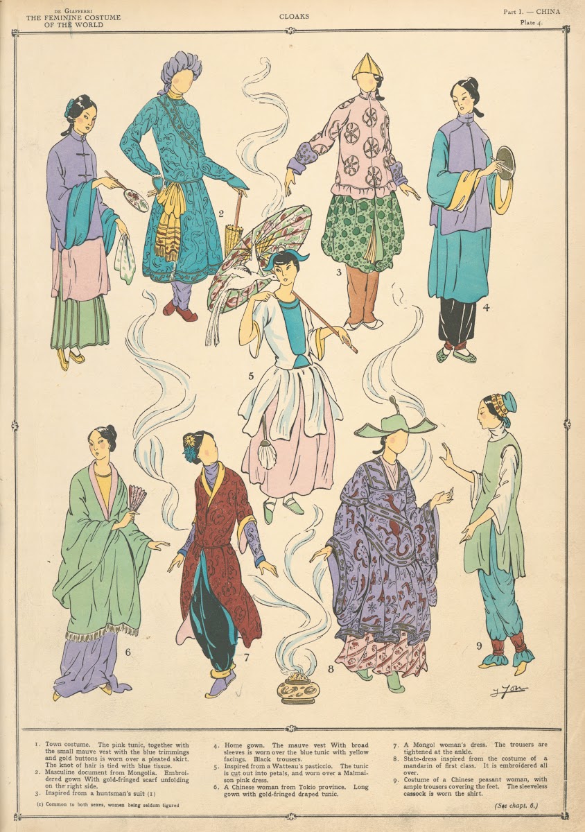 China  Cloaks 1926 1927