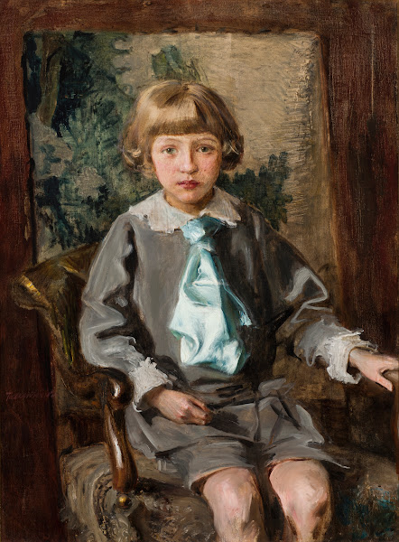 Portrait of Iwo Łomiński as a Child 1913