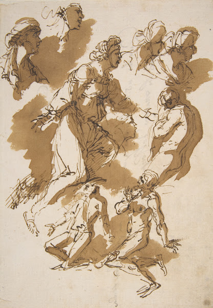 Studies of Kneeling Figures 161573