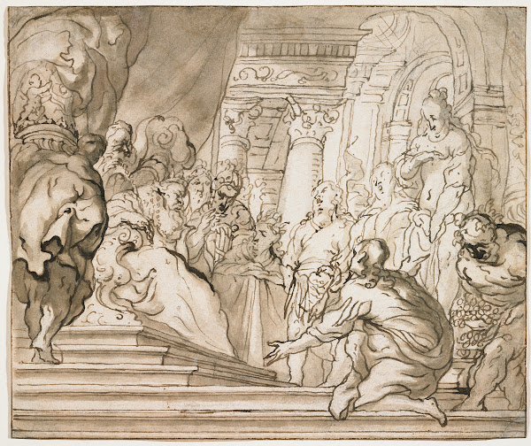 Panthea before Cyrus the Great King of Persia 17th century