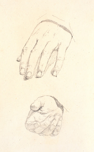 Studier af hænder 1810  1848