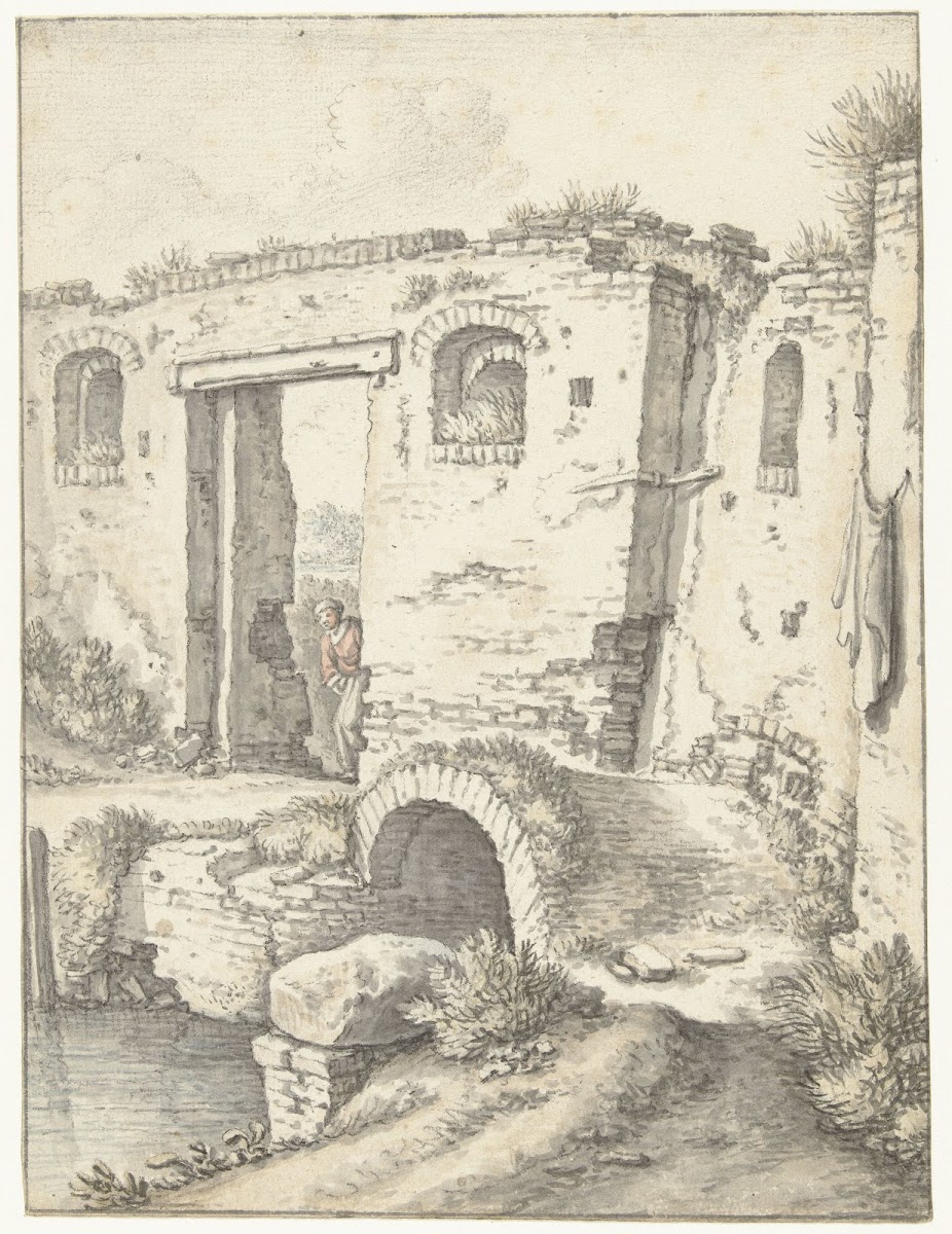 Zwartewaterpoortje te Utrecht 1674