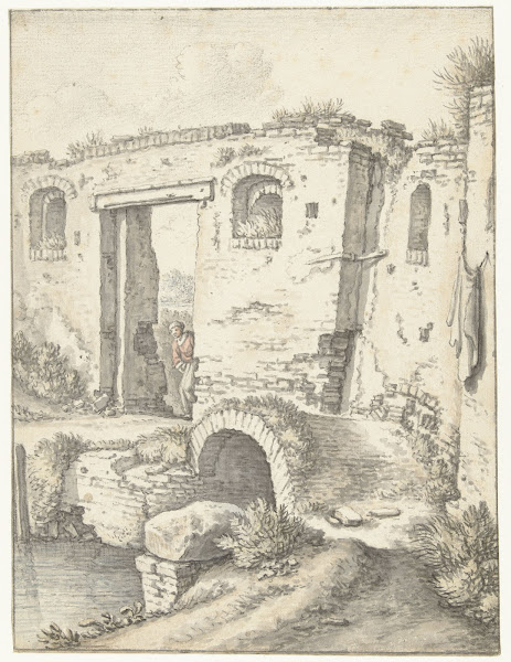 Zwartewaterpoortje te Utrecht 1674