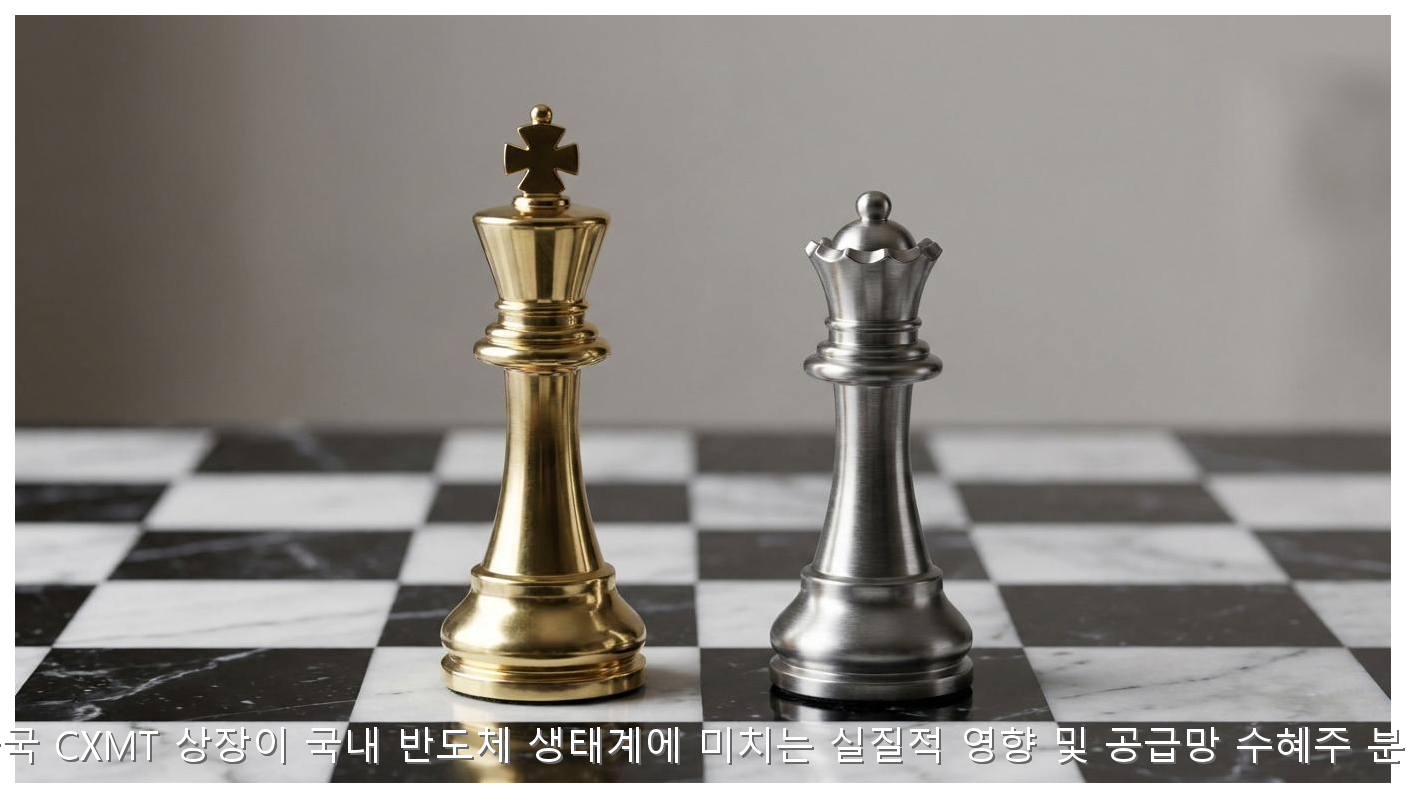 중국 CXMT 상장이 국내 반도체 생태계에 미치는 실질적 영향 및 공급망 수혜주 분석 핵심 안내 및 분석 인포그래픽 (3)