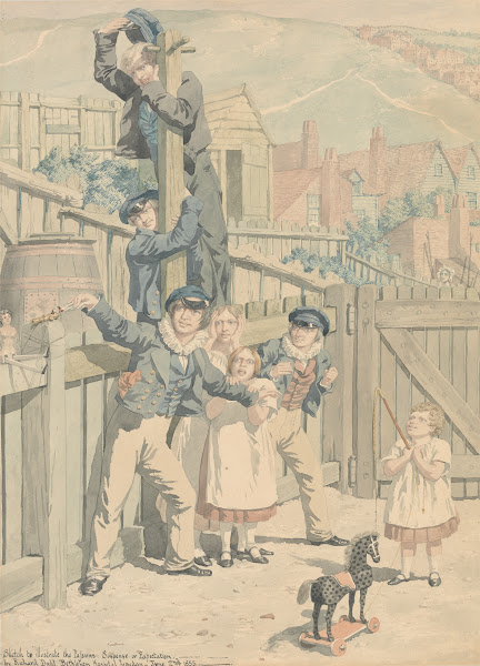 Sketch for the Passions Suspense or Expectation 1855