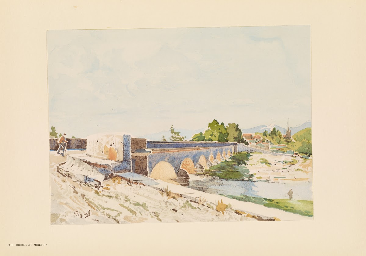 The bridge at Mirepoix 1925