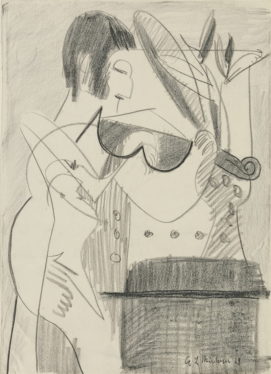 Violinistin vor Bild ca 1929