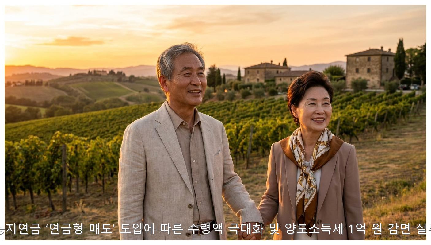 2026 농지연금 1억 감면 실무 가이드 핵심 안내 및 분석 인포그래픽 (3)