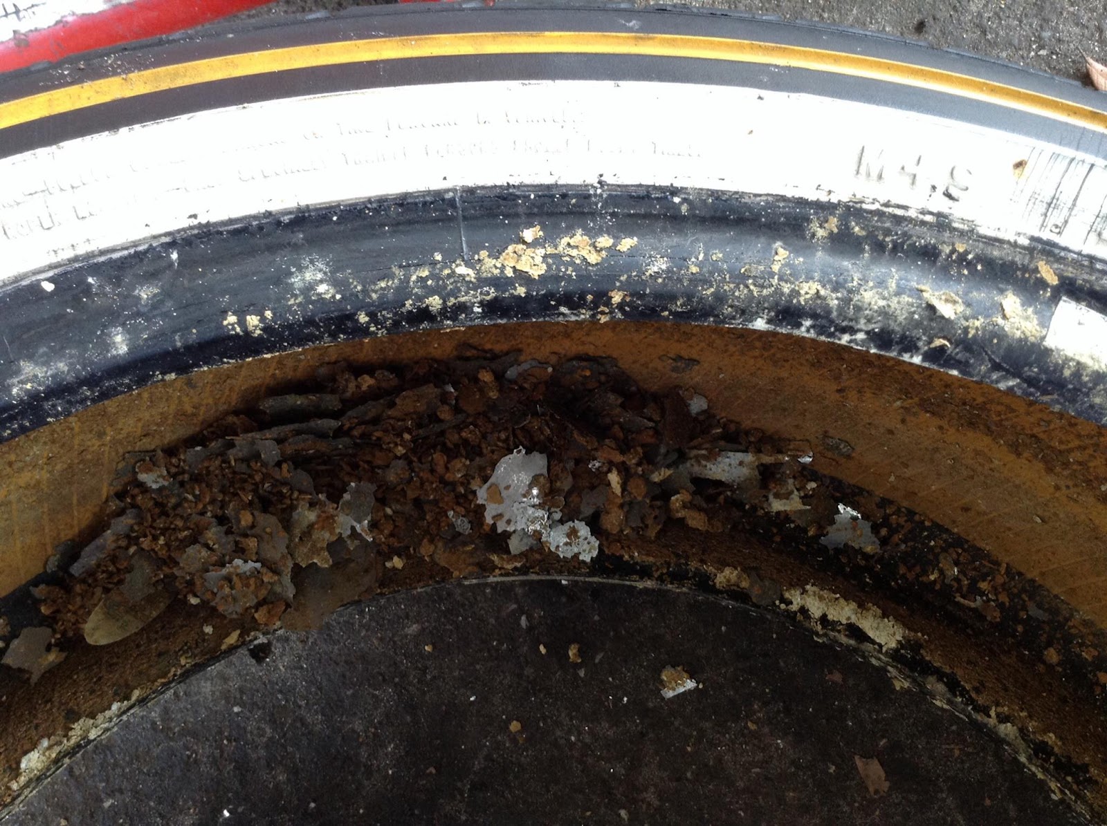 Flaked Chrome Bead Corrosion