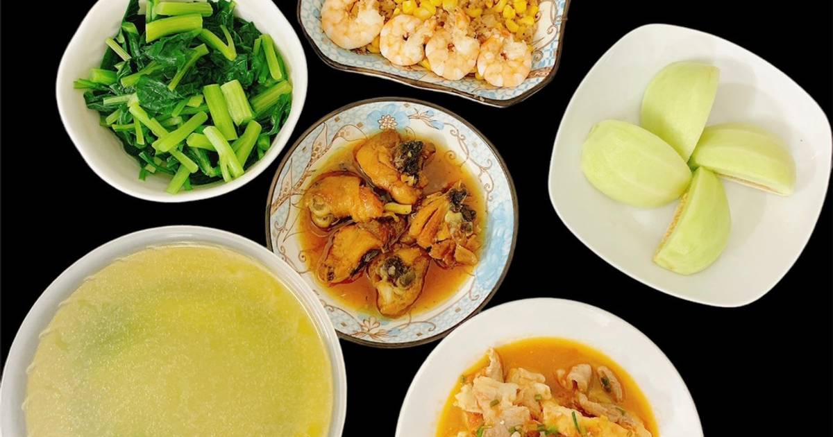 Hoa nở trong vườn - Tôm nõn xào ngô ngọt