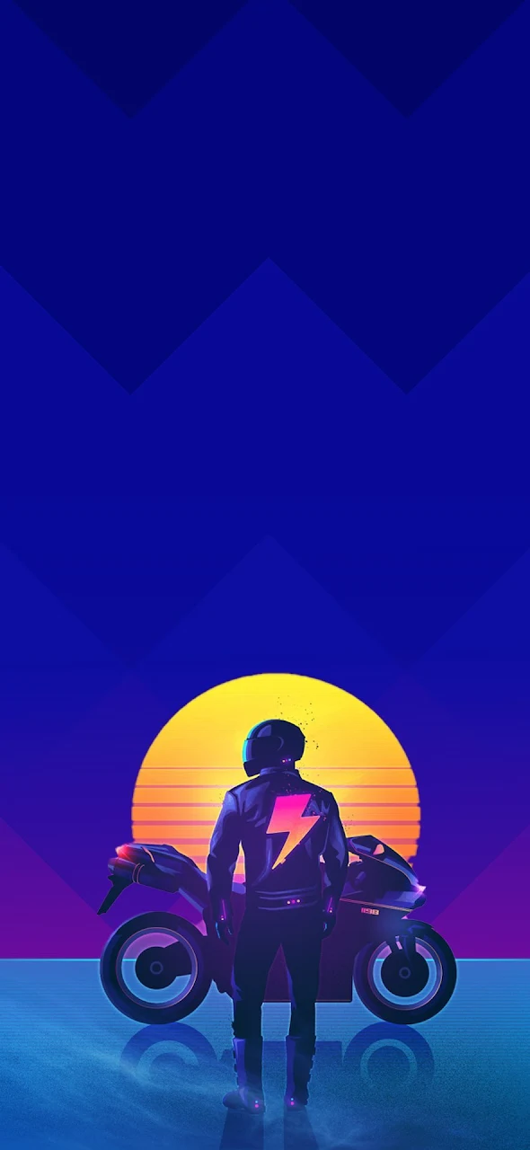 Cyberpunk, Vaporwave, Android, Telephone, Automotive Tire Full HD iPhone Phone Wallpaper