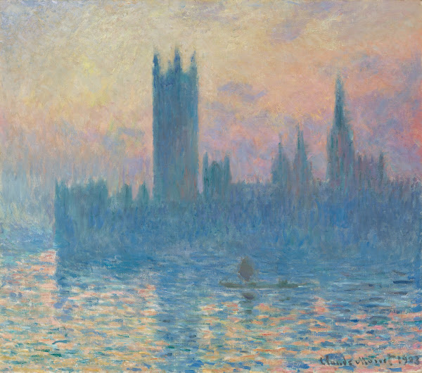 The Houses of Parliament Sunset 1903