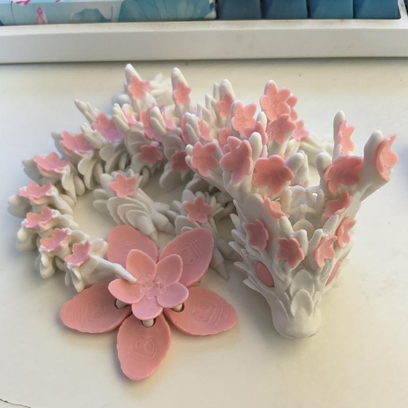 3D-gedruckter Drachenschädel, Kunstharz-Finish