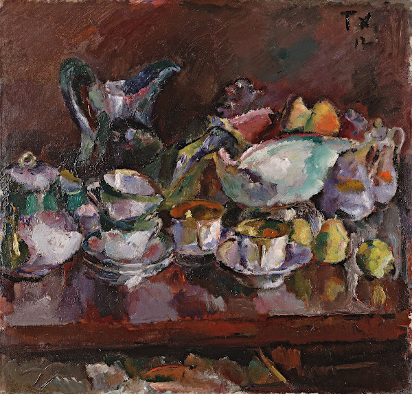 Still Life with Coffee Cups 1912