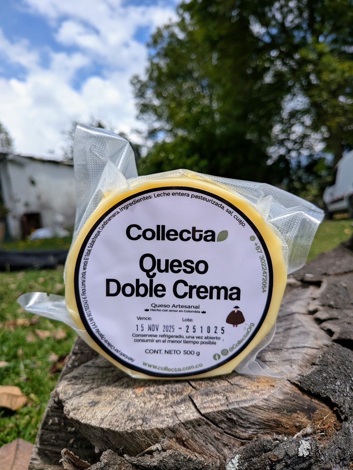 Comprar queso doble crema orgánico