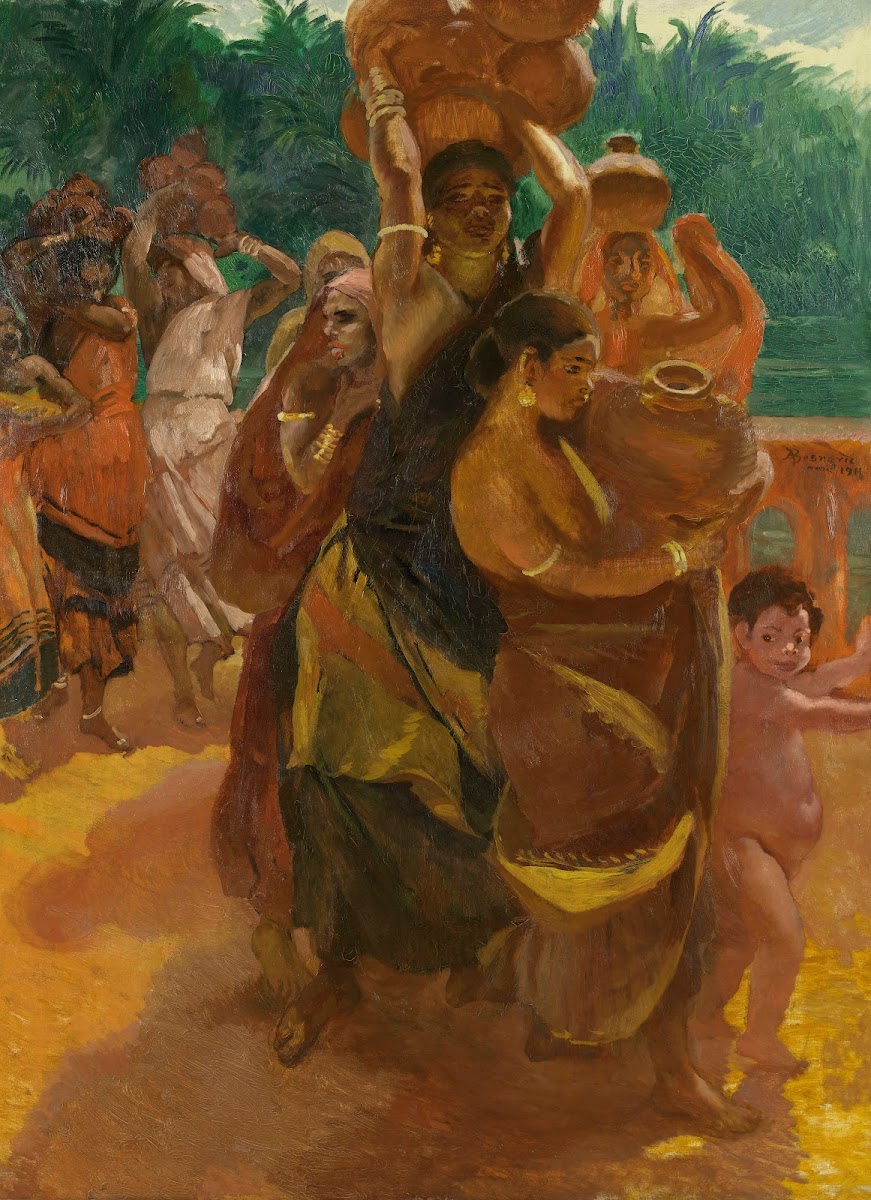Sur le Pont de Trichinopoly Inde 1911