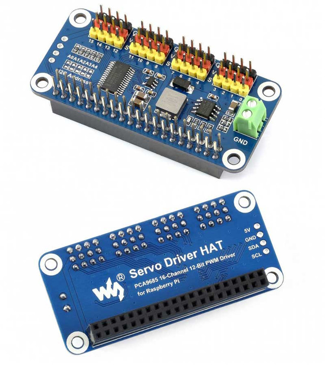 Servo Driver I2C interface PCA9685 (16-Channel 12-bit PWM)