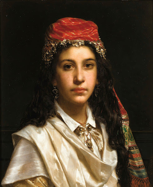 Young ladywearing a middle eastern costume