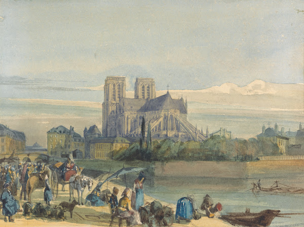 Notre Dame Paris between 1831 and 1845