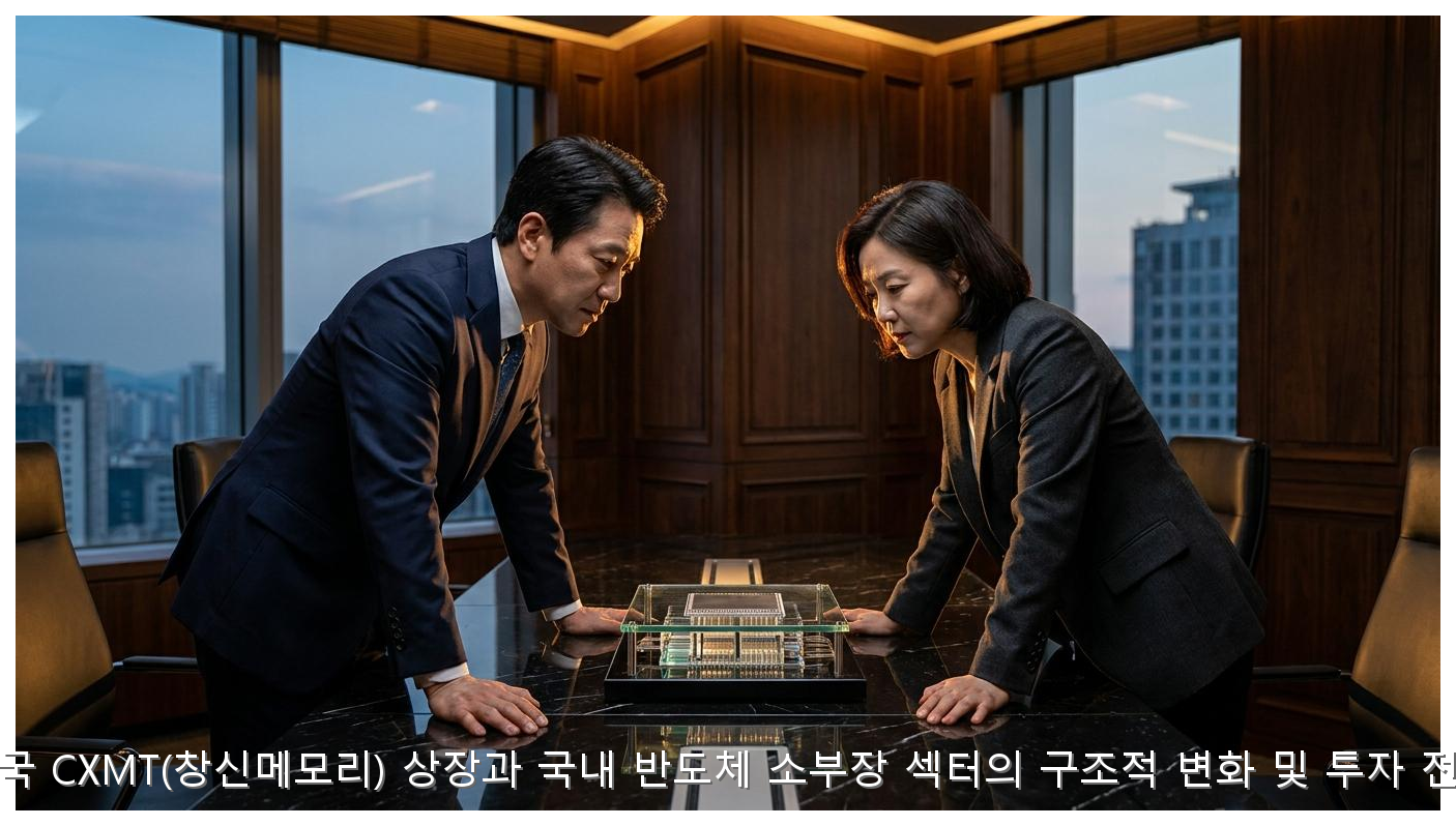 중국 CXMT(창신메모리) 상장과 국내 반도체 소부장 섹터의 구조적 변화 및 투자 전략 핵심 안내 및 분석 인포그래픽 (6)