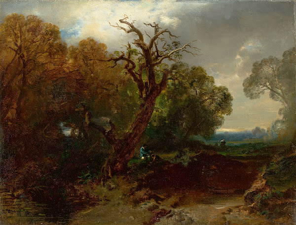 Rest at the Edge of the Forest circa 1858