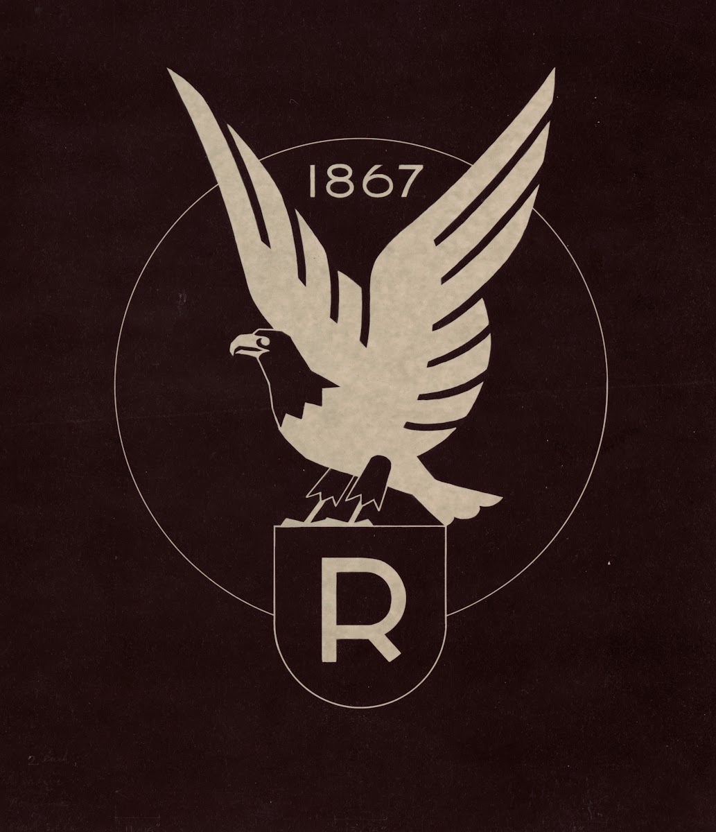 Logo for Ruppert Beer with eagle 1935