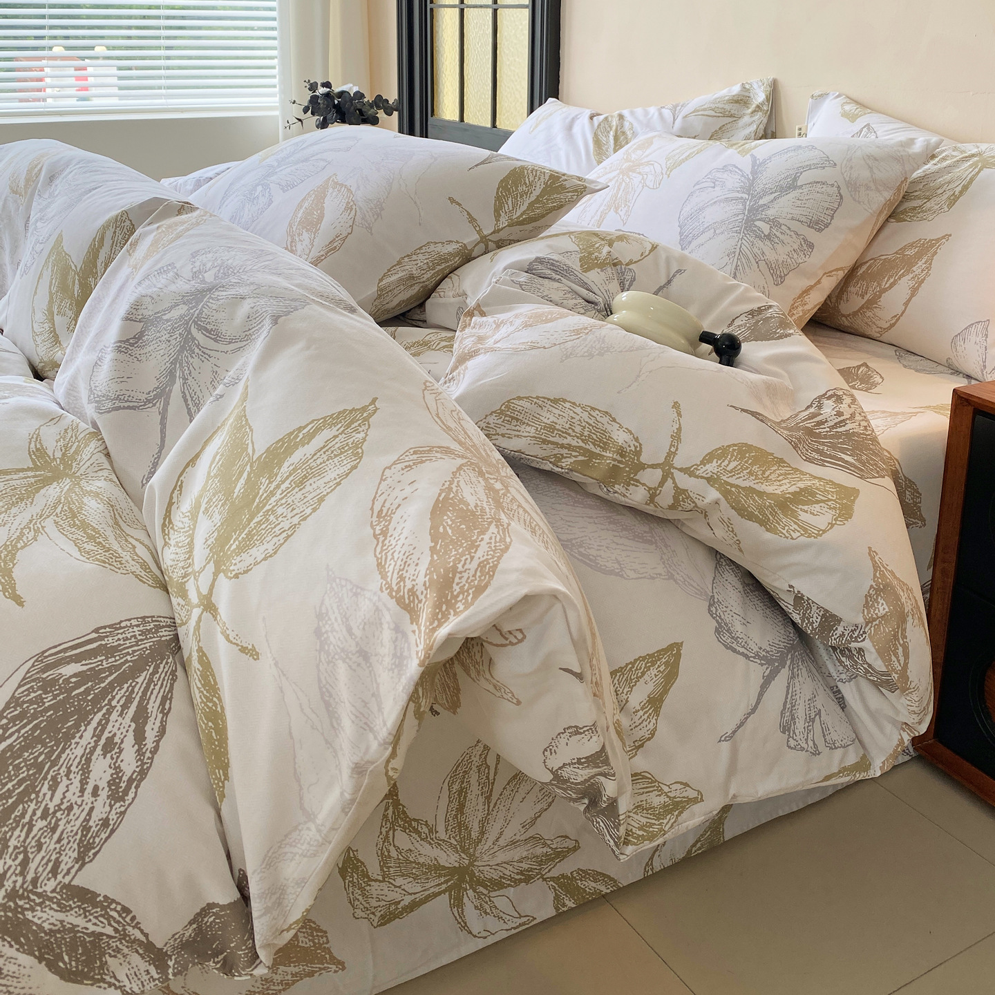 Cotton Bedding Set, 4-Piece, Autumn/Winter