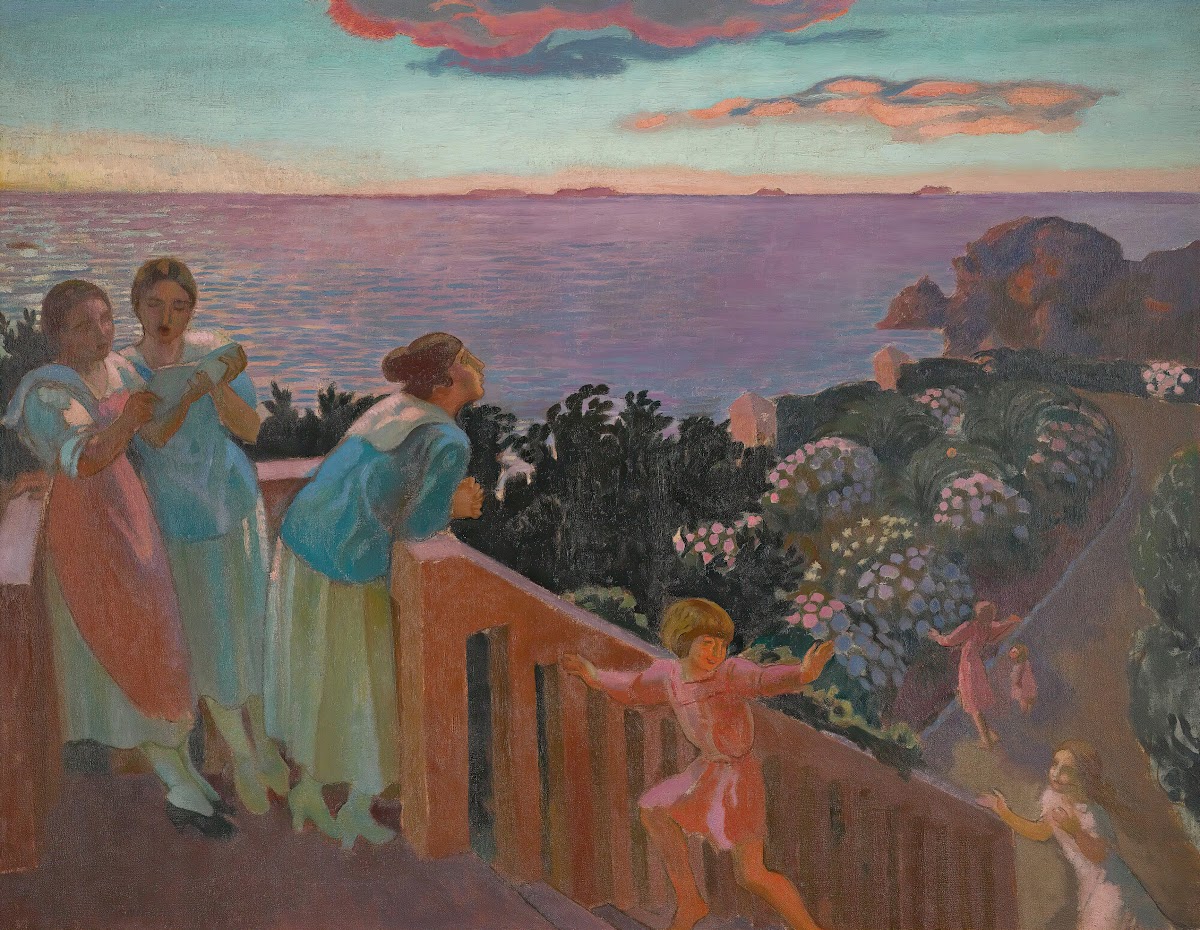 Crépuscule Aux Hortensias 1918