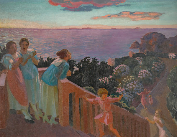 Crépuscule Aux Hortensias 1918