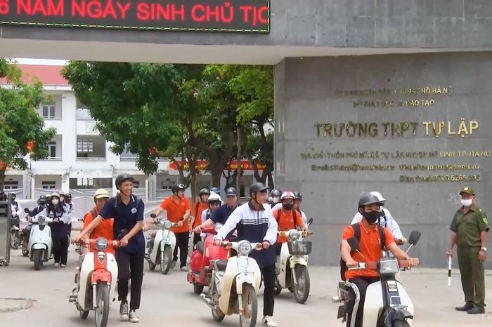 Công an xã Tiến Thắng phát huy hiệu quả mô hình 'Cổng trường an toàn giao thông' - Đài Phát thanh và truyền hình Hà Nội