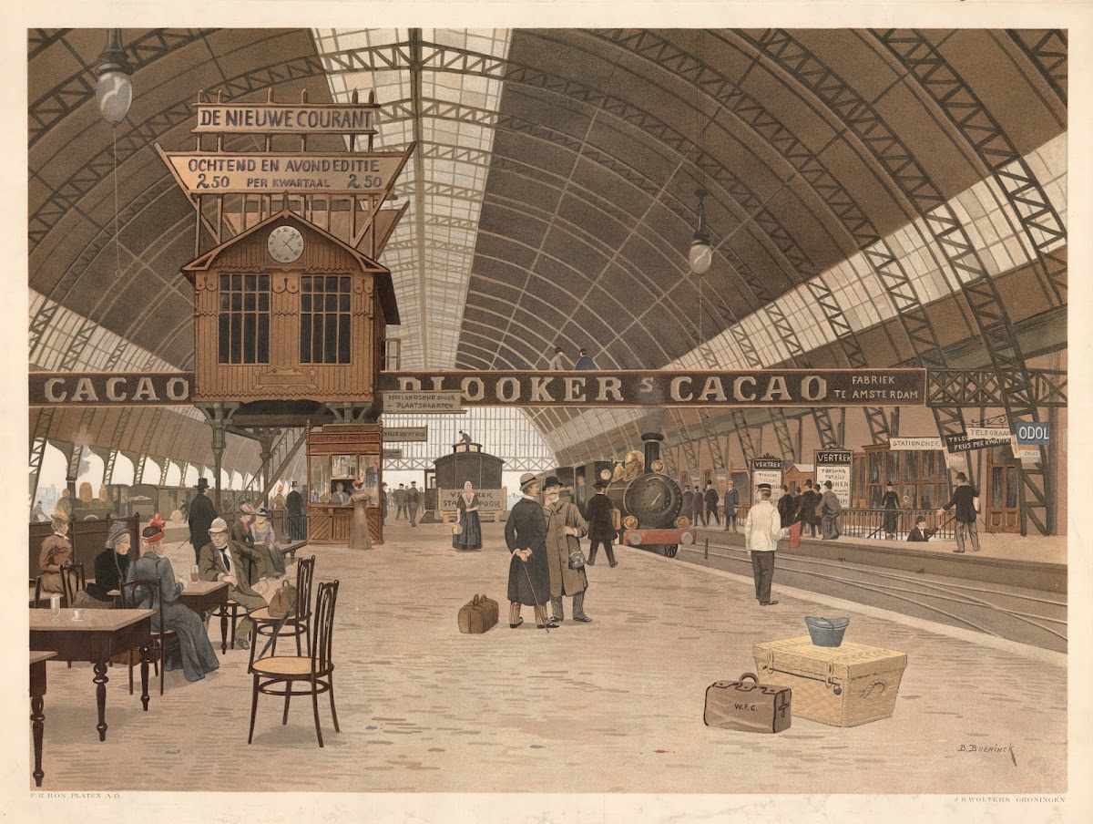 Amsterdam Central Station 1901