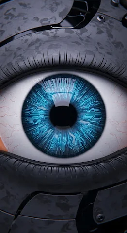 Curious Squirrel on Tree Trunk