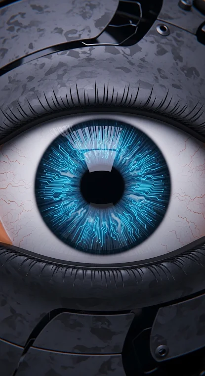 Curious Squirrel on Tree Trunk