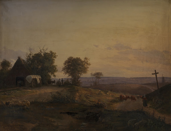 View of the District near Segeberg Germany 1839