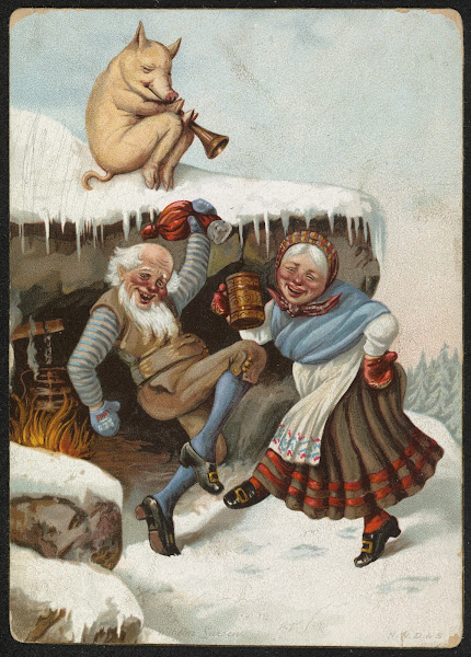 Humorous Christmas motif