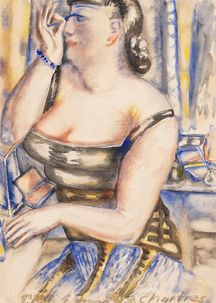 Sich schminkende Diva 1943