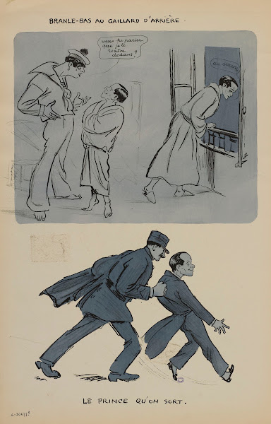 Branle bas au gaillard darrière 1924