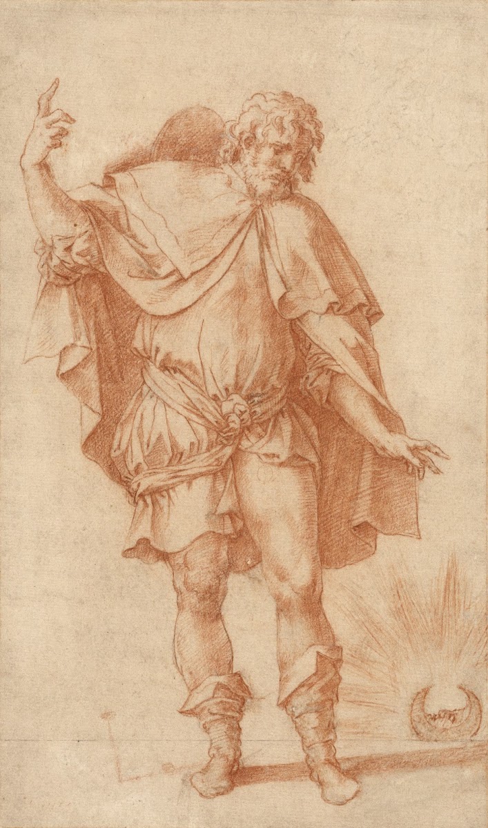 Study of a Male Figure Empedocles or Saint Roch 15381540