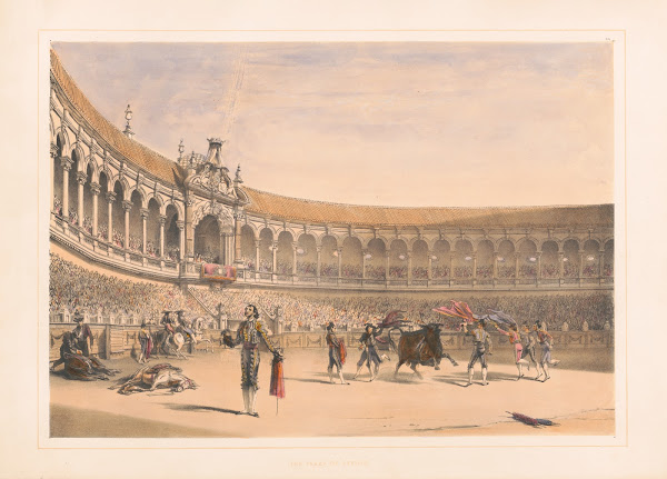 The plaza of Seville 1860 1870