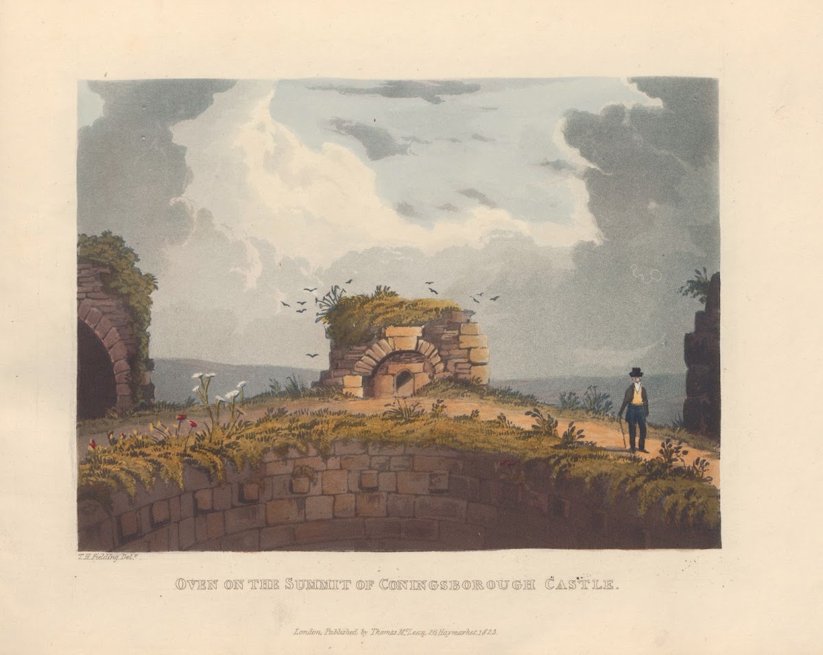 Oven on the summit  of Coningsborough Castle 1825