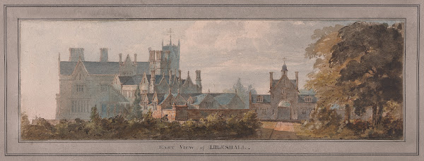 Lilleshall Shropshire East View 1826