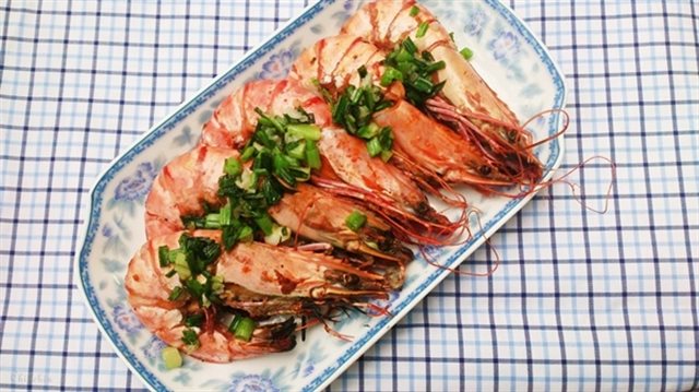 Tôm Nướng Mỡ Hành