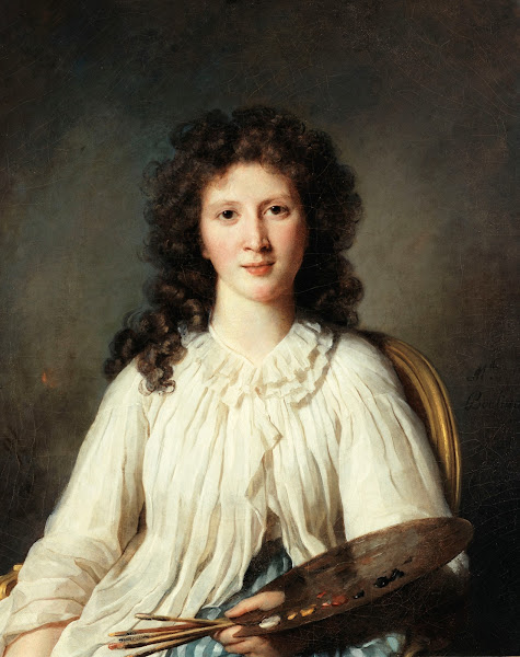 Portrait dAdélaïde Binart épouse Lenoir 1769 1832 peintre 1796