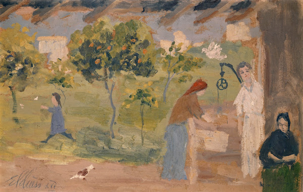 At the Fountain 1916