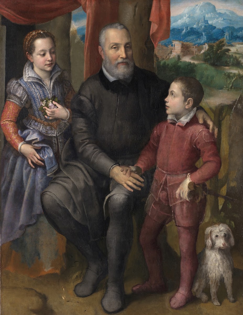 Portrait Group with the Artists Father Amilcare Anguissolaand her siblings Miner