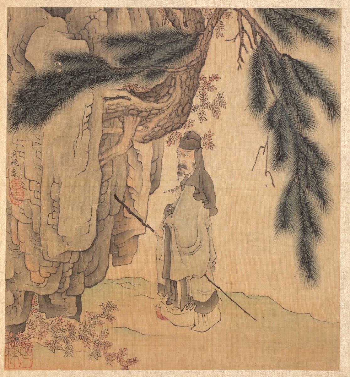 Scholar with Staff and Brush 1598 1652